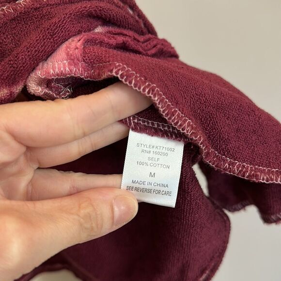 NWOT Blue Buttercup Tie Dye Button Down Sweatshirt Jacket - Picture 6 of 9